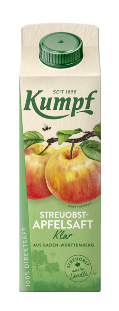 KLARER APFELSAFT 1L SAFTKARTON